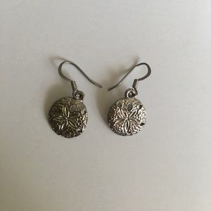 Sand Dollar Dangling Earrings